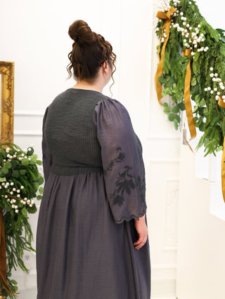 Charcoal Gray Sweater Dress