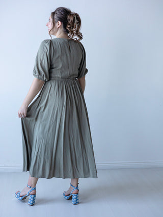 Fern Mixed Lace Maxi Dress