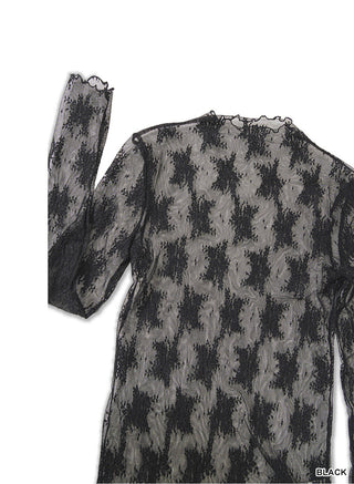 Black Floral layering Top