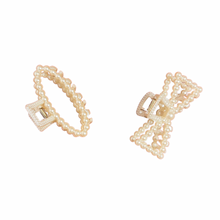 Load image into Gallery viewer, Pearl Hair Claw Clip (in 2 shapes)
