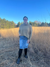 Load image into Gallery viewer, Light Green Waffle Knit Turtleneck Sweater
