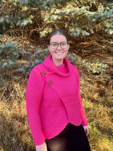 Load image into Gallery viewer, Barbie Pink Sweater with Buttons
