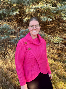 Barbie Pink Sweater with Buttons