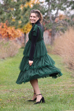 Load image into Gallery viewer, Balsam Green Tulle Jumper Dress
