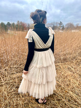 Load image into Gallery viewer, Buttercream Champaign Tulle Holiday Jumper Dress
