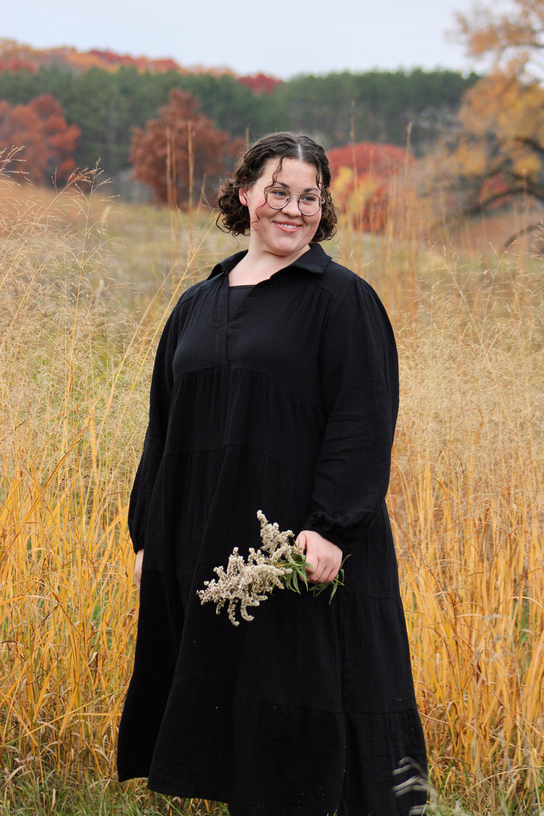 The Classic Black Plus Size Maxi Dress
