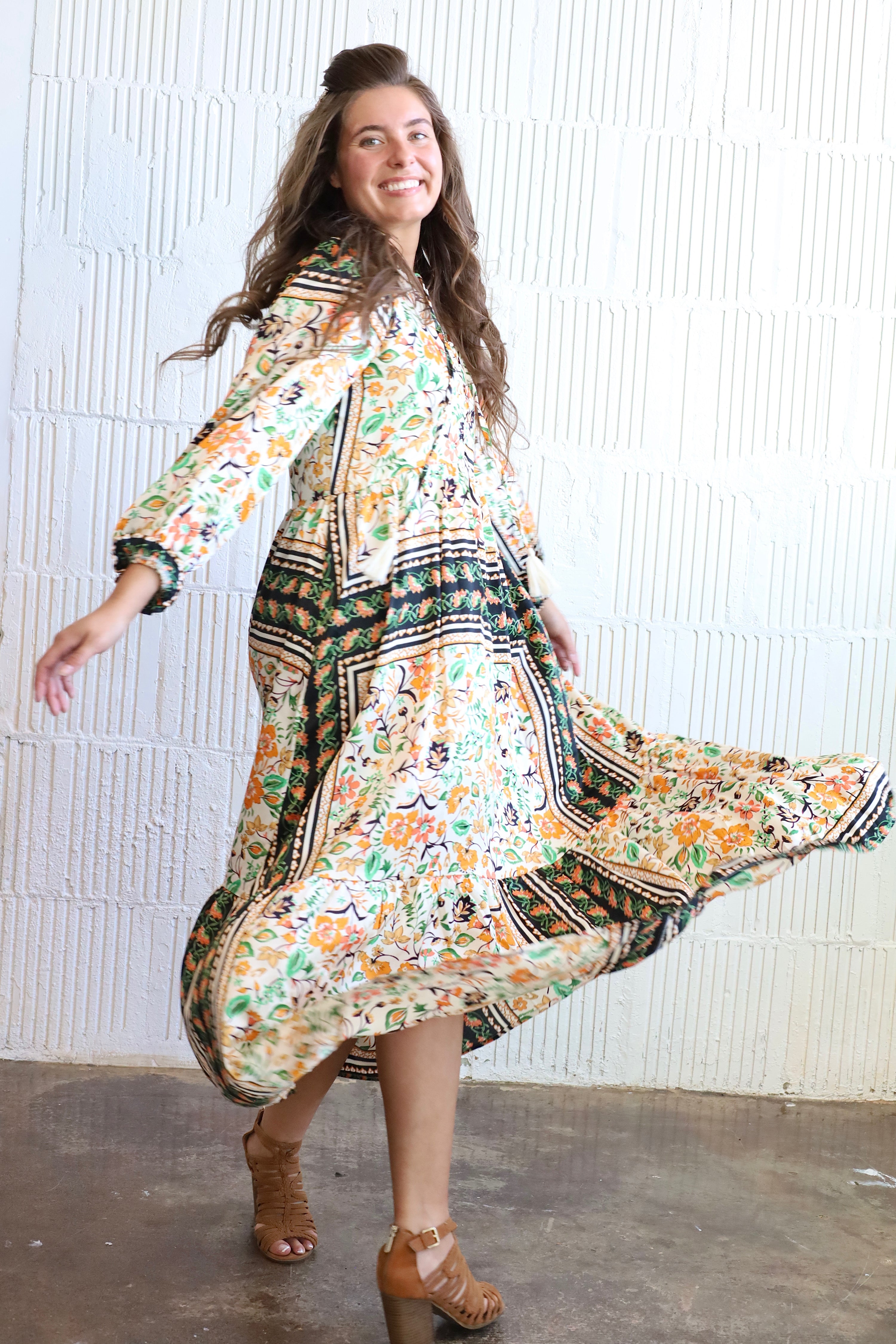 boho blossom maxi dress Blossom Spell Woven Maxi Dress - Premium Boho Fashion