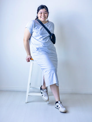 Heather Gray T-Shirt Dress