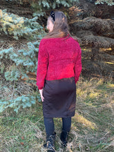Load image into Gallery viewer, Cranberry Chenille Turtleneck Sweater
