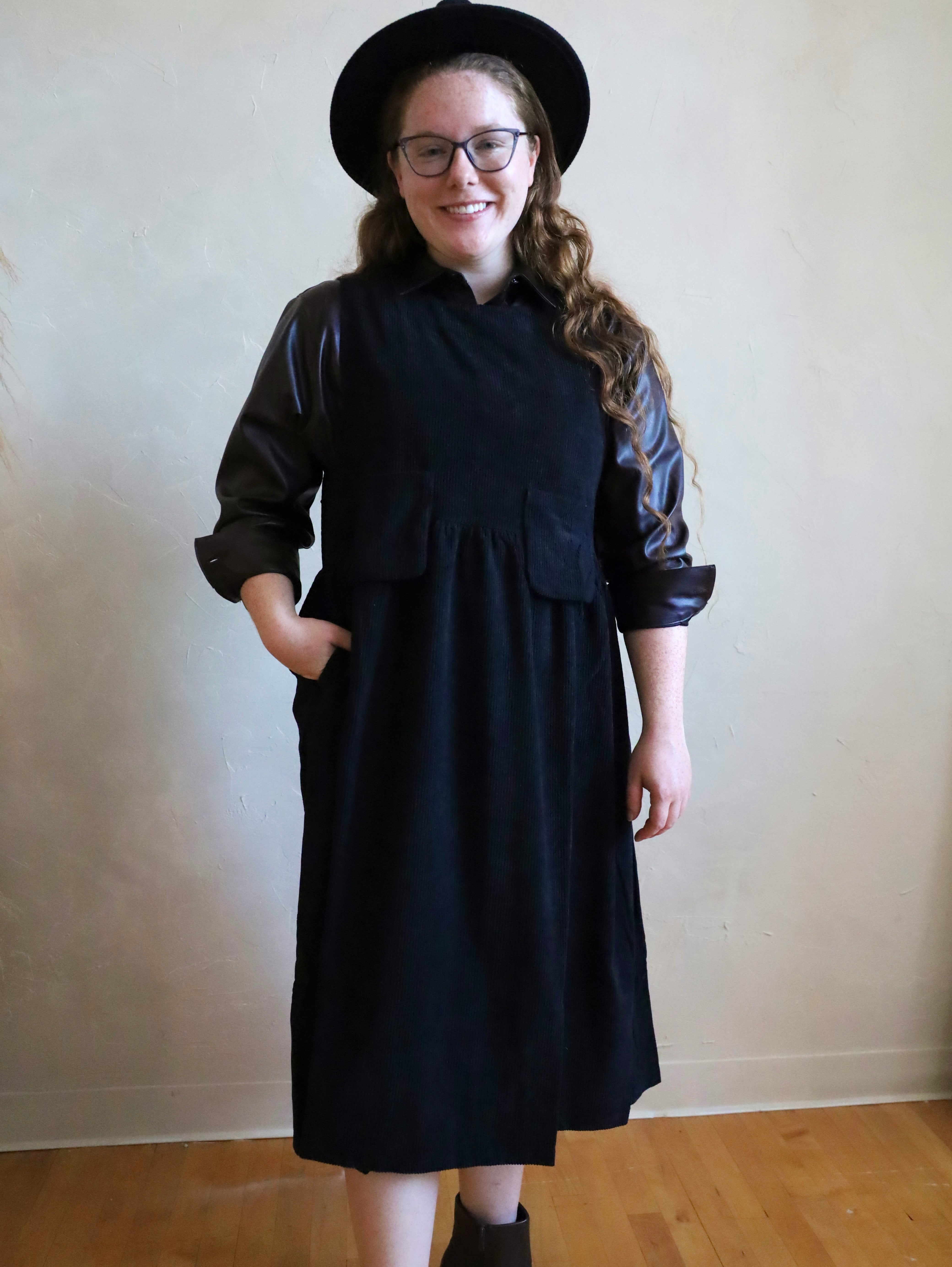 Black Oversized Corduroy Jumper Dress Wild & Free Boutiques Black Oversized Corduroy Jumper Dress Wild & Free Boutiques