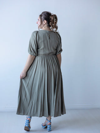 Fern Mixed Lace Maxi Dress