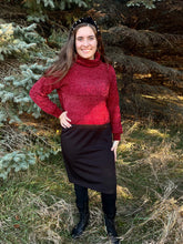 Load image into Gallery viewer, Cranberry Chenille Turtleneck Sweater
