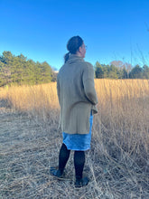 Load image into Gallery viewer, Light Green Waffle Knit Turtleneck Sweater
