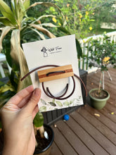 Load image into Gallery viewer, Leather Hair Wrap in two colors
