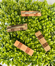 Load image into Gallery viewer, The Color Block Handmade Wooden Hair Clip Set (3 colors)
