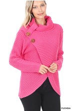 Load image into Gallery viewer, Barbie Pink Sweater with Buttons
