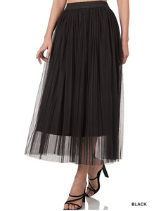 Black Tulle Fairy Skirt