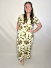 Load image into Gallery viewer, Olive Green Tie Dye Maxi Dress
