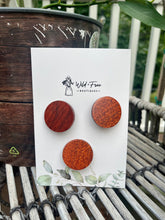 Load image into Gallery viewer, Imported South American Bloodwood Circle Clip Sets
