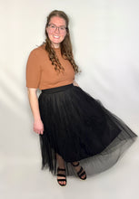 Load image into Gallery viewer, Black Tulle Fairy Skirt
