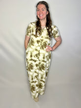 Load image into Gallery viewer, Olive Green Tie Dye Maxi Dress
