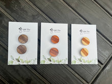 Load image into Gallery viewer, Thick Striped Circle Hair Clip Sets (3 colors)
