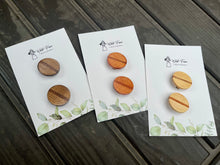 Load image into Gallery viewer, Single Stripe Wooden Circle Clip Sets (3 colors)
