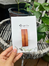 Load image into Gallery viewer, Striped Curved Wooden Hair Barrette (3 colors)

