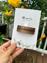 Load image into Gallery viewer, Striped Curved Wooden Hair Barrette (3 colors)
