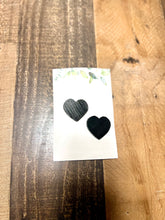 Load image into Gallery viewer, Box of Chocolates Handmade Heart Shaped Wooden Hair Clips

