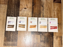 Load image into Gallery viewer, handmade wood hair clips
