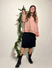 Load image into Gallery viewer, Sugarplum Pink High Low Sweater
