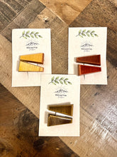 Load image into Gallery viewer, handmade wood hair clips
