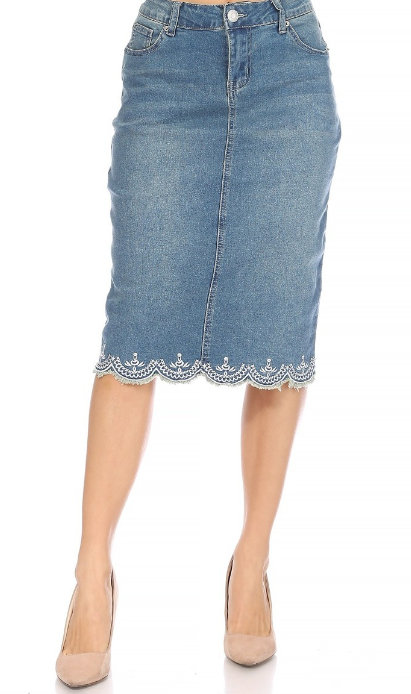 Vintage Plus Denim Skirt